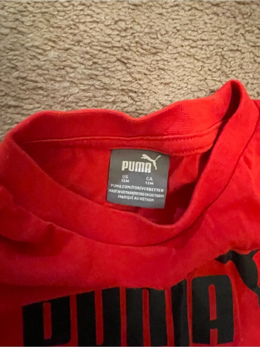Boys Puma Bundle: Size 12 Months